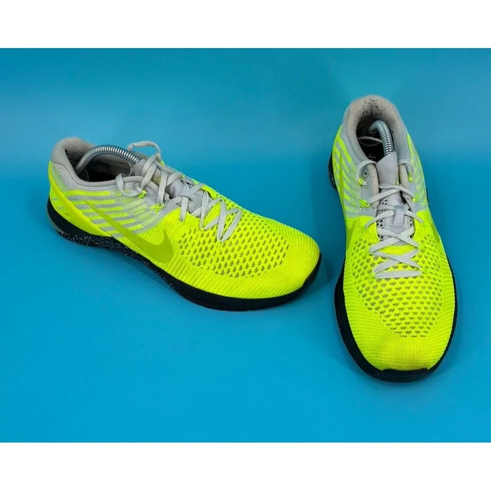 Nike Metcon DSX Flyknit Volt Men’s 10 Training Shoes 852930-701